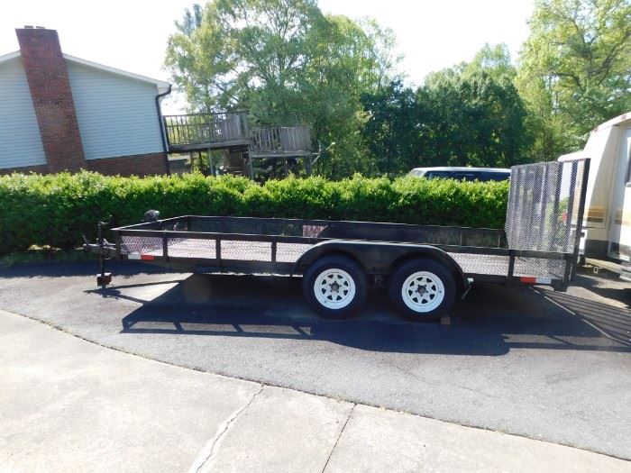 16 Foot Trailer with Wench