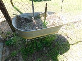 Large Galvanized Tub