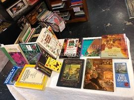 Lots of Cookbooks, Gardening, History, Antique Books
