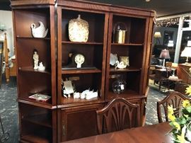 4-Piece Mahogany Bookcase Unit