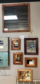 A collection of Custom Made Wooden Framed Mirrors with exquisite craftsmanship by "SamsCountryWood"