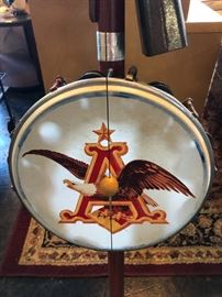 "ANHEUSER-BUSCH" logo is painted on the front of the Boombas