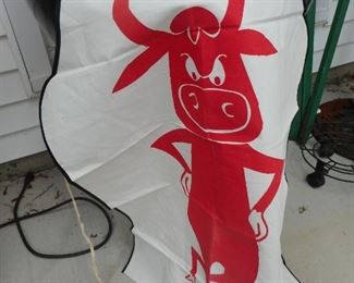 Vintage 1960's Steer Apron with Hat BBQ 