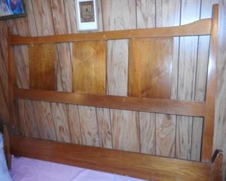 Mid Century Harmony House Full Size Head Board, Foot Board