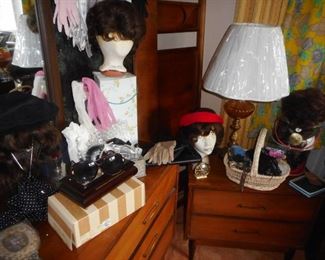 Vintage Wigs, Gloves