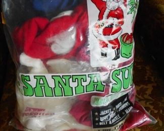 Vintage Santa Suit in Bag
