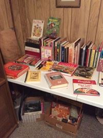 Books W/ lots of older cook books