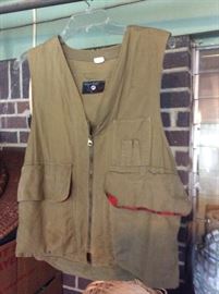 Vintage hunting vest.   (Sold)