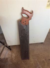 Nice old hand saw.   (Sold)