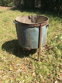 Very old Copper tub wash tub. ( Sold)