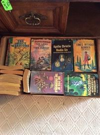 1950’s, 1960’s & 1970’s paperback books, mostly Sci-Fi 