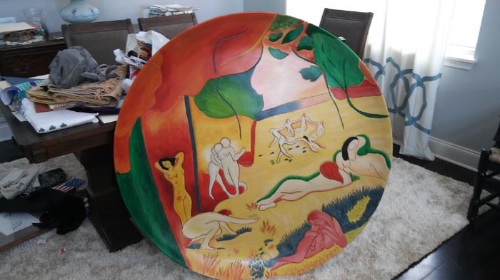 Large Picasso Style bowl wall art