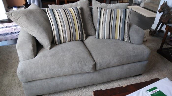 Grey Loveseat