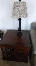 Lettered lamp (pr)