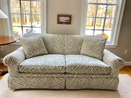 Blue-grey sofa 