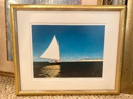 William Pettee, artist proof 2/3 "Great Point Reach"