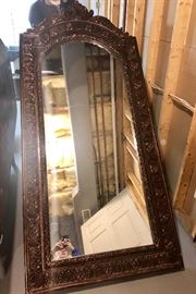 VERY large mirror, but made from a very light material. 
