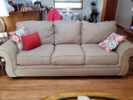 Sofa in nearly new condition. Non-smoking household and extremely tidy!