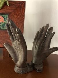 Cast Iron Paperweights /Hooks/ Ring Holders etc. 