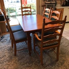Kinkaid Chairs and Pine Table https://ctbids.com/#!/description/share/121258