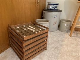 Antique Egg Crate
