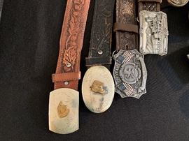 Sterling Silver Belt Buckles