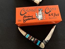 Colonel Coon Limited Edition Pocket Knives - Brian Yellowhorse
