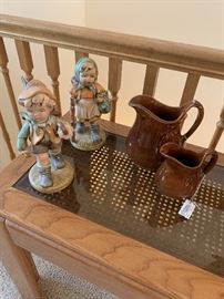 Bennington Glaze Pottery Pitchers