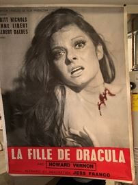 Large Vintage French Movie Poster 5' x 3'