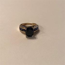 Gold and Sapphire Ring