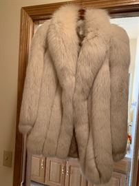 White Fox Fur Coat by Lloyd’s Christian Dior