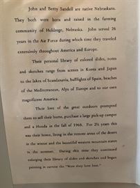 Painting by J Sandell - Holdredge Nebraska Native Artist