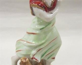 OCCUPIED JAPAN PORCELAIN LADY FIGURE. 5.5" TALL