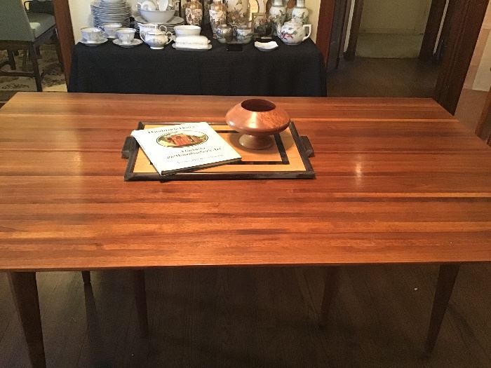 Handmade dining table top