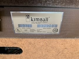 Kimball R30 Aquarius The Entertainer Electric Organ	37x39x22in	HxWxD