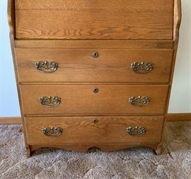 Antique Secretary Desk	52x30x14in	HxWxD