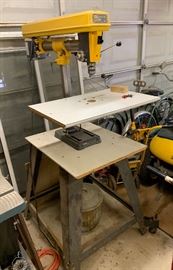 AMT 34in 1/3 Hp Radial Drill 4910 w/ Rolling Stand	66x36x38in	HxWxD