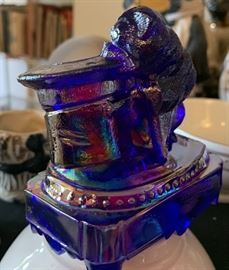 Carnival Glass Belmont Toothpick Holder