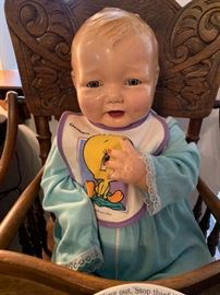 Effanbee Bubbles 1924 24in Doll	 