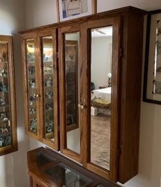 Oak Wall Mounted DVD/CD Cabinet (Buyer Removal)	41x50x8in	HxWxD