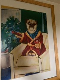 Ronda Ahrens PUG Painting