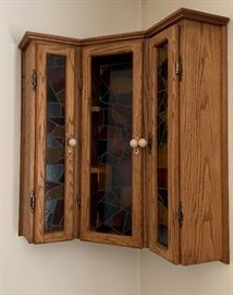 Wall Mount Corner Cabinet Buyer Removal	31x23x8in	HxWxD