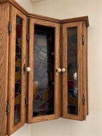 Wall Mount Corner Cabinet Buyer Removal	31x23x8in	HxWxD