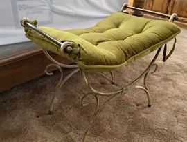 Wrought Iron Seat/Stool	21x24x16in	HxWxD