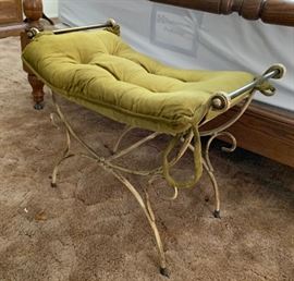 Wrought Iron Seat/Stool	21x24x16in	HxWxD