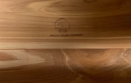 Cedar  Lined Oak Double Blanket Cabinet	46x48x16.5	HxWxD