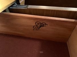 Walnut China Cabinet	74x55x18.5in	HxWxD