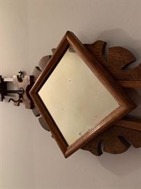 Arts & Crafts Mirror/Hat rack