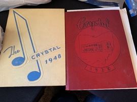 Vintage yearbooks 