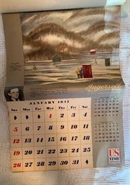Pepsi Cola 1949 Calendar Original